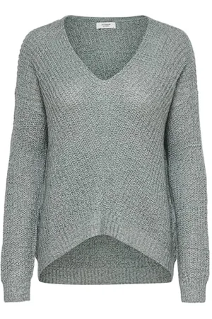 JDY JACQUELINE de YONG damski sweter z dzianiny z dekoltem w serek, , XS