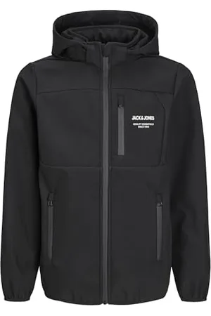 JACK & JONES Theo Kurtka dziecięca Softshell z kapturem
