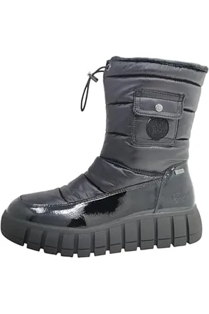 TOM TAILOR Damskie 8490710008 śniegowce, czarne, 39 EU, , 39 EU