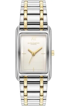 Olivia Burton 24000197 Kolekcja Grove Collection Damski analogowy zegarek kwarcowy z dwukolorowym paskiem ze stali nierdzewnej