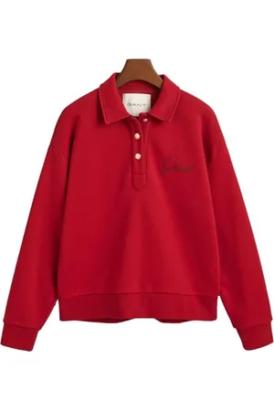 GANT Script Rugger Sweat, , XXL