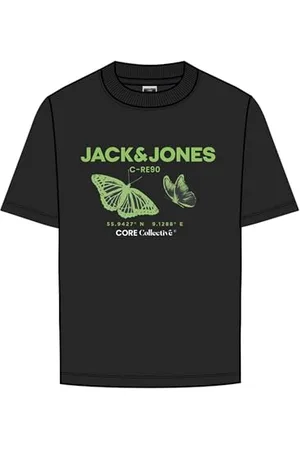 JACK&JONES JUNIOR JCOTEXT Cotton Tee SS Crew Neck FST JNR, , 152