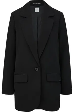 QS by s.Oliver Oversize Blazer z kieszeniami z patkami, , 42