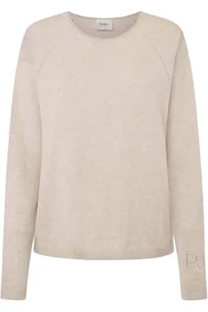 Pepe Jeans Damska Isela Crew Neck, dzianina, brązowa, M, , M