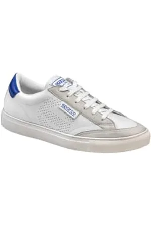 Sparco 0012B344BIAZ Buty S-Time rozmiar 44 białe/niebieskie, Unisex Dorosły, wielokolorowe, EU, 44 EU