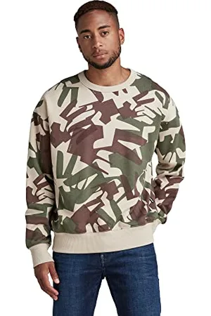 G-Star RAW, Męski sweter oversize moro, , M