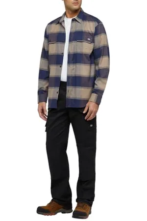 Dickies Koszula flanelowa LS, luźny krój męski, , L