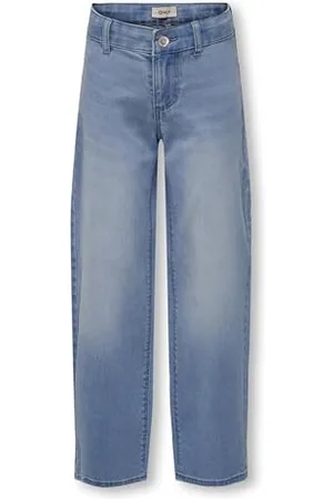 ONLY Dziewczęce spodnie jeansowe Kogsylvie Clean Wide Leg Lb DNM PIM Noos, , 146 cm