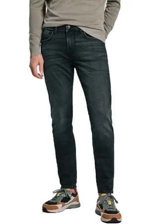 Pepe Jeans Męskie dżinsy skinny PM207387, czarne (Denim-XH1), 38W / 34L, , 38W / 34L