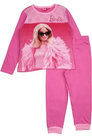 Disney Bawełniana piżama dla dziewczynki Barbie, komfort i miękkość, idealna na noc, kolorowy i zabawny design, , 4 lat