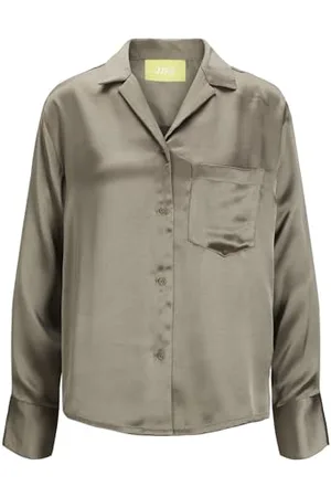 JACK & JONES Damska bluzka Jjxx Jxeva Ls Comfort satynowa koszulka Noos, , L