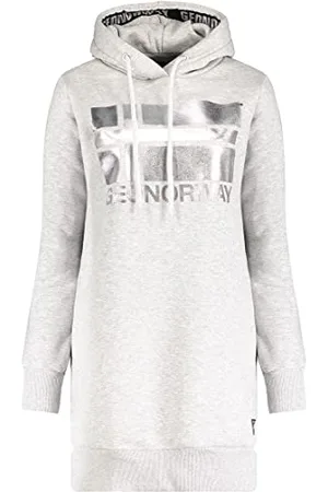 Geographical Norway Damska bluza z kapturem z kieszeniami kangurka - ciepła bluza z długim rękawem - damska kurtka z kapturem Wiosna Lato Jesień Zima ( M), , M