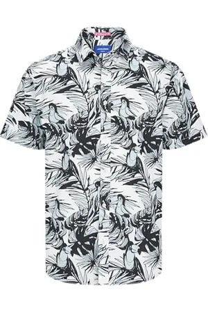 JACK&JONES JUNIOR Jorjoshua Aruba AOP SS JNR Koszulka z krótkim rękawem Chłopiec, , 128