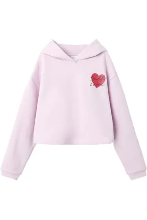 NAME IT Kids Dziewczęce Nkfterren Ls Cropped Boxy SWE Wh Bru Ps, , 122-128