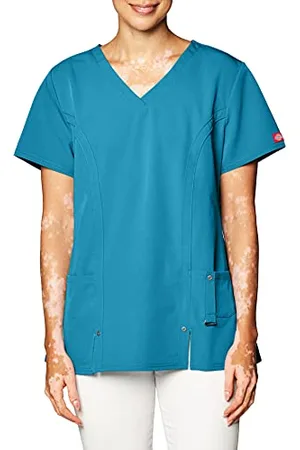 Dickies Xtreme Stretch damski top z dekoltem w serek, 82851, , 3XL duże rozmiary