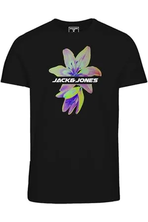 JACK & JONES JACK&JONES JUNIOR JCOFLOWER koszulka z nadrukiem SS Crew Neck FST JNR, , 152
