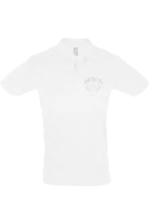 American College Polo z krótkim rękawem Mężczyźni Kobiety Mieszane, , XL
