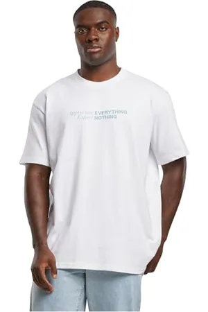 Mister Tee Męski T-shirt bez kołnierza, , M, , M