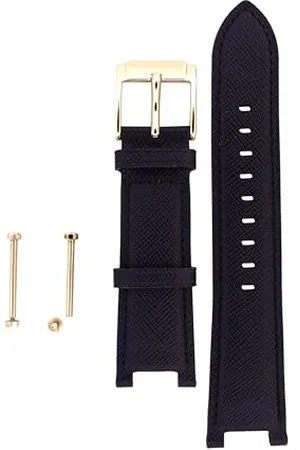 Michael Kors Paski do zegarków dla kobiet 20 mm, niebieska skóra, oryginalny pasek zamienny do MK2280, , Pasek