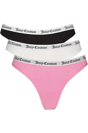 Juicy Couture Dana Cotton Thong Multipaki X3, , XS