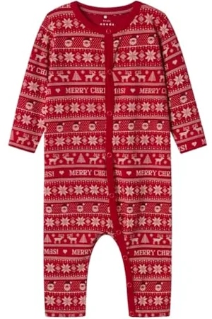 NAME IT Nbnvismas LS Nightsuit Piłka nożna Unisex, , 50