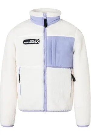 ROCK EXPERIENCE REJC00881-C976 Beaver Mock Neck FZ Junior Fleece Unisex - Dziecko Długa siatka 8/128, , 128