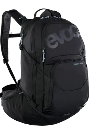 Evoc EXPLORER PRO 26, plecak (dla krótszych pleców, AIR FLOW CONTACT SYSTEM, pas biodrowy AIRO FLEX, w tym komora na bukłak do 3 l i pokrowiec przeciwdeszczowy, jeden rozmiar)