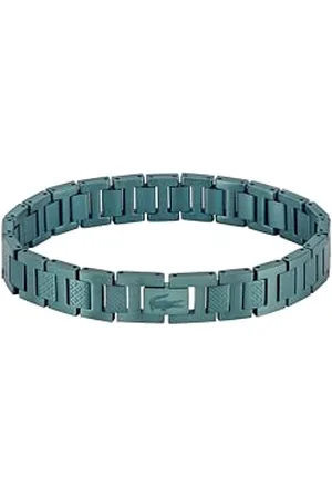 Lacoste METROPOLE Collection Link Bransoletka ze stali nierdzewnej ozdobiona wzorem petit piqué - dostępna dla niego i dla niej