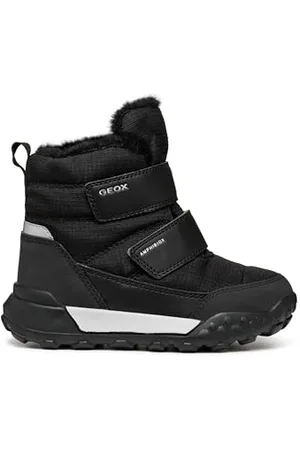 Geox J TREKKYUP Boy B ABX, śnieżny but, , 35 EU, (Black), 35 EU