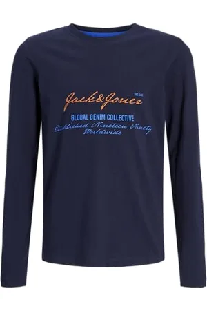 JACK&JONES JUNIOR Chłopięca koszulka z długim rękawem, , 110