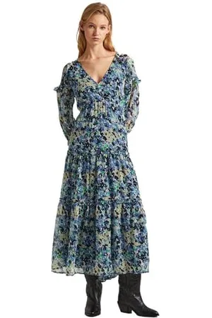 Pepe Jeans Damska sukienka Carina, niebieska (Dulwich Blue), XS, , XS