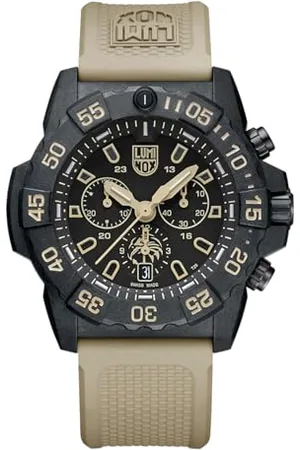 Luminox Męski chronograf szwajcarski zegarek kwarcowy z gumowym paskiem XS.3590.NSF.Set, , Pasek.