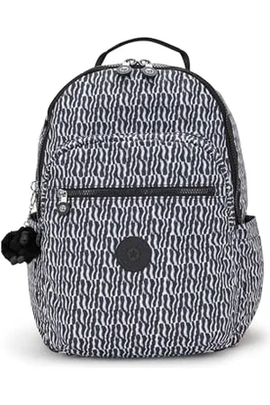 Kipling Seoul Duży Plecak, Holiday Waves (Niebieski)