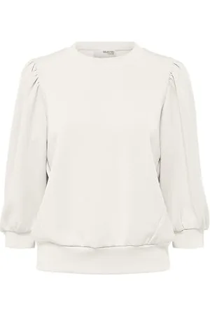 SELECTED Bluza damska z bufiastymi ramionami, , M
