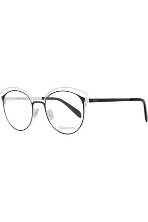Emilio Pucci Unisex EP5076 004 49 oprawki okularów dla dorosłych, czarne (Nero), , 49
