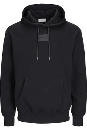 JACK & JONES Męska bluza z kapturem z nadrukiem, , M