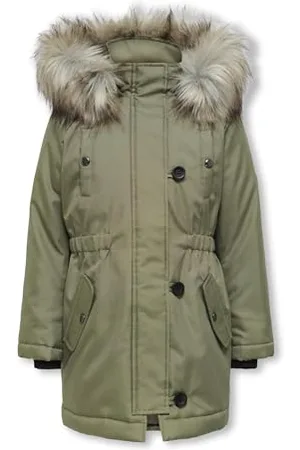 ONLY KOGIRIS FUR OTW NOOS Parka, aloes/Szczegóły: FUR Light Grey, 164, Aloes/Szczegóły: do Light Grey, 164 cm