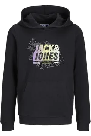 JACK&JONES JUNIOR JCOMAP Logo Sweat Hood SN JNR, , 128