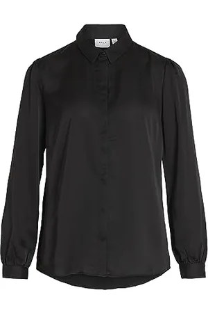VILA Damska bluzka Viellette Satin L/S Shirt/Su-Noos, , 36