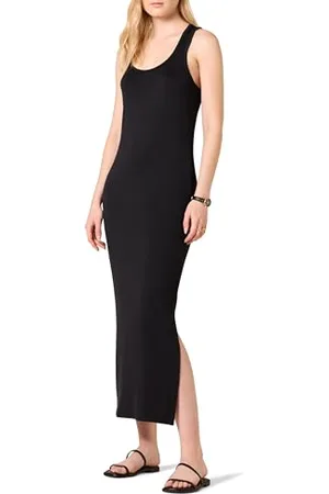 Amazon Damska supermiękka sukienka maxi frotte Racerback (Previously Daily Ritual), czarna, M