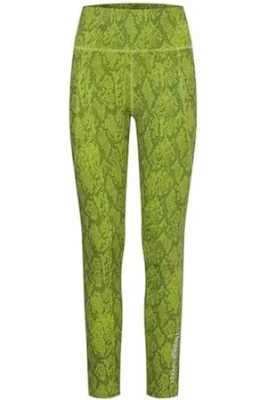 TheJoggConcept Damskie legginsy JCSAMMI Snake, 201745/Lime Punch Mix, M, , M