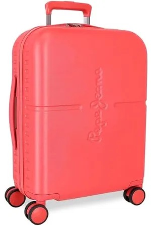 Pepe Jeans Highlight, walizka kabinowa, bagaż, wnętrze z dwiema komorami, wykonany z wytrzymałego i lekkiego materiału ABS, 4 kółka obrotowe, zintegrowany zamek TSA port USB, , 40 cm x 55 cm x