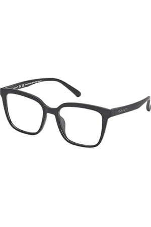 GANT Unisex GA50012 Prescription Eyewear Frames, Matte Black, 53, , 53