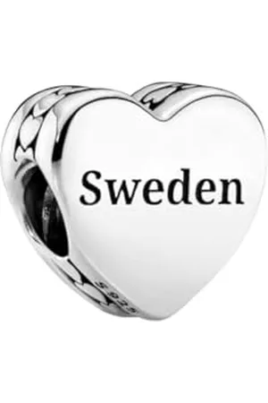 PANDORA Schwedisches Pferd Herz Charm aus Sterlingsilber aus der Moments Kollektion, 792015_E036