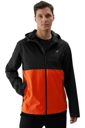 4F TECHNICAL JACKET M444 RED L DLA MĘŻCZYZN, , L