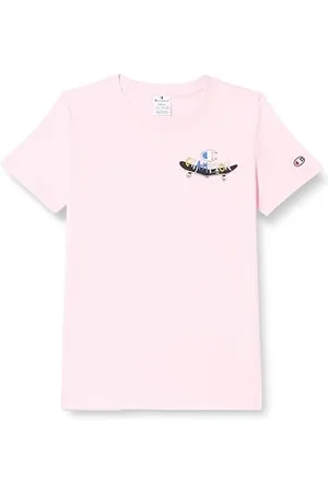 Champion Legacy Icons W - Regular Graphic S/S Crewneck T-Shirt, Różowy Dżeton, M Kobieta SS24, , M