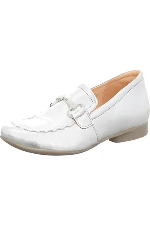 Think! Damen GUAD2 chromfrei gegerbte nachhaltige Halbschuhe, SILVER 9000