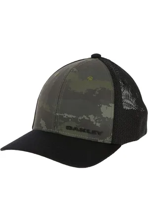 Oakley Męska czapka baseballowa Chalten Bark Trucker Cap (opakowanie 1 szt.), Zielony pędzel moro, S