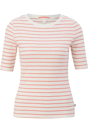 QS by s.Oliver T-shirt z prążkowaną strukturą, , XL