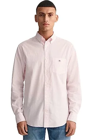GANT Męska koszula Reg Poplin Stripe, , XXL